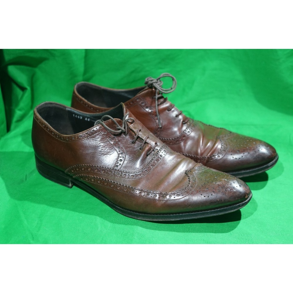 Russell & Bromley‎ Brown Leather Oxford Brogue Shoes Men's EU 44 / US MEns 10